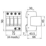 DEHNguard modular DG M TNS 275 952400 DEHN Schutzlösungen Überspannungsschutz 