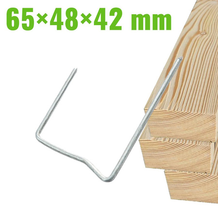 Universelle Sturmklammer Typ U BETONZIEGEL KOPFKLAMMER Betonpfannen 100STK