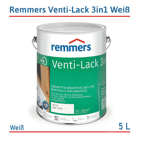 Remmers Venti-Lack 3in1 weiß (RAL 9016) 5 Liter
