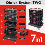 Qbrick PROMO-SET 7 in 1 Mobile Werkstatt Werkstattwagen Rollbox Werkzeugkoffer