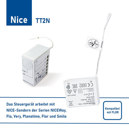 Nice TT2N Steuerpult für Rollladenmotor zur Automatisierung von Markisen