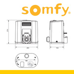 Somfy Elixo 500 3S iO COMFORT PACK Torantrieb Schiebetore Per Funk HOFTORANTRIEB