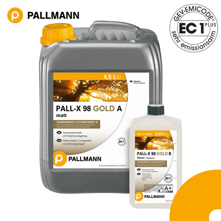 Pallmann PALL-X 98 GOLD matt 4,95 L Parkettlack