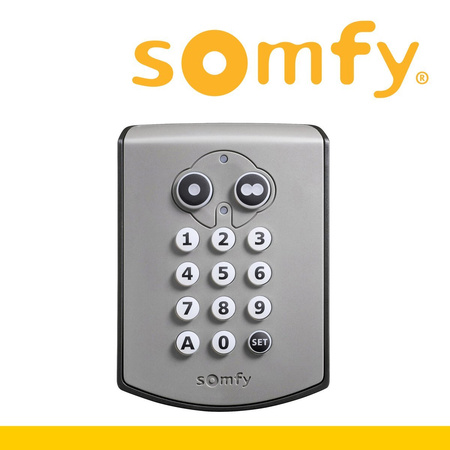 OUTLET SOMFY Funk codetaster RTS 433.42 MHz DigiPad 2-kanal Bedientasten IP 54 