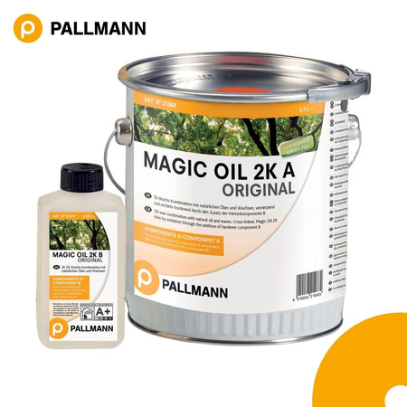 PALLMANN MAGIC OIL 2K ORIGINAL High-Solid 2-Komponenten Parkettöl A/B Parkett