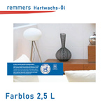 Remmers Hartwachs-Öl - natürliche Ölbasis für Holz im Innern Farblos - 2,5 L