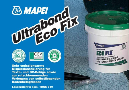 MAPEI Ultrabond Eco Fix TEPPICH PVC Kleber Teppichboden Beläge Fixierung 5-10 KG