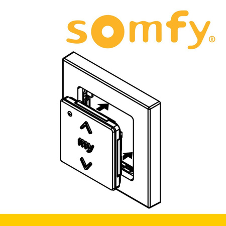 Outlet Somfy Smoove Origin iO Pure inkl. Smoove Rahmen für Rollladen Markise 