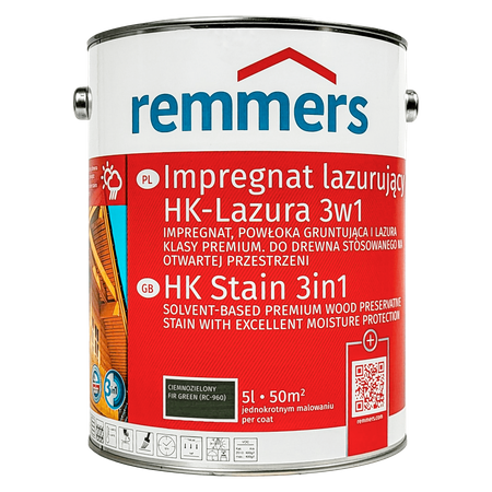 Remmers HK Lasur 5 L Tannengrün – 3in1 Holzschutzmittel
