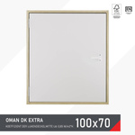 OMAN DK EXTRA Kniestocktür Alle Größen inklusive Lamellen Weiß 100x70 cm 