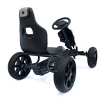 Tret-Gokart Scout grau – für Kinder 5–12 J., EVA-Räder, Handbremse
