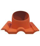 Bandloo VENTOS X – PLUS R Ziegelrot 150 mm – Dachentlüfter für Betonziegel