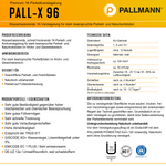 PALLMANN PALL-X 96 halbmatt Holzfußböden Naturkorkböden Parkettversiegelung 5 L