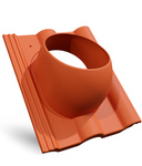 Bandloo VENTOS X – PLUS R Ziegelrot 150 mm – Dachentlüfter für Betonziegel