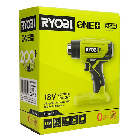 Ryobi R18HG-0 Akku-Heißluftgebläse 18 V ONE+ (ohne Akku und Ladegerät)