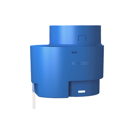 BANDLOO Lüftungsset DN150 – Ruroflex KLIK + Kondensatabscheider 150 mm Anthrazit