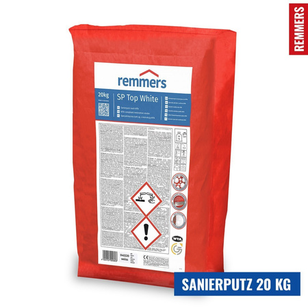 REMMERS SP TOP WHITE Sanierputz Altweiß WTA Instandsetzung Mörtel 20KG