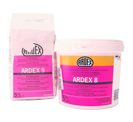 ARDEX 8+9 Dichtmasse 2K Abdichtung unter Fliesen und Platten 5 KG + 5 KG