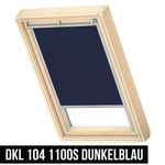 OUTLET VELUX DKL 104 1100S Verdunkelungsrollo 55x98 Silberne Seitenschienen