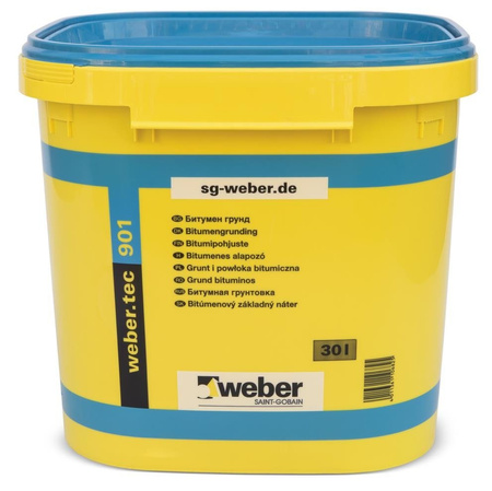 weber.tec 901 30L Bitumengrund  Bitumendickbeschichtungen Schutzanstric, Beton