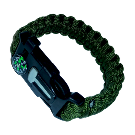 OUTLET 6x PARACORD SURVIVAL BRANCH 5in1 Survival Armband  Scouting Outdoor