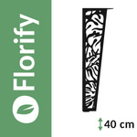 Florify Beine für Kommode, Schrank, kleinen Tisch, Möbelfüße mit Monstera Deliciosa Pflanzenmuster 40 cm - Serie von Mihimo Design
