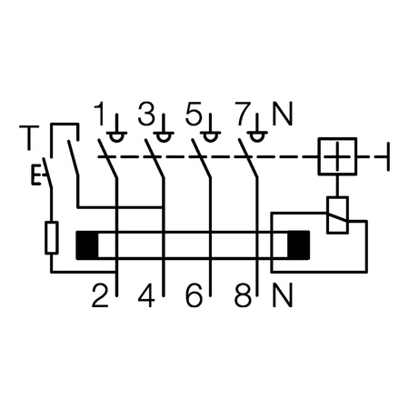 HAGER CDS463D FI-Schutzschalter 3P+N 63A/30mA Typ A QuickConnect