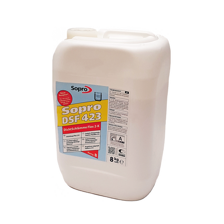 Set SOPRO DSF 423 DichtSchlämme Flex 2-K komp.A + B Abdichtung Schlämme