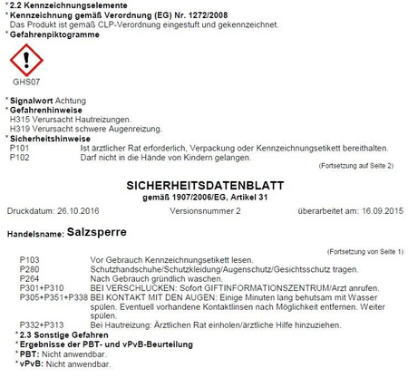Remmers Salzsperre 5 KG Sanierlösung zur Mauersalzverkapselung