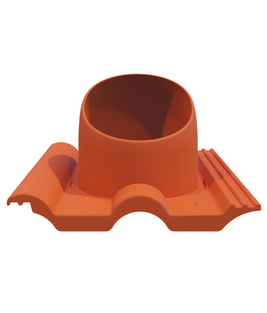 Bandloo VENTOS X – PLUS R Ziegelrot 150 mm – Dachentlüfter für Betonziegel