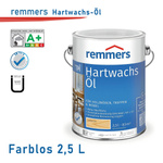 Remmers Hartwachs-Öl - natürliche Ölbasis für Holz im Innern Farblos - 2,5 L