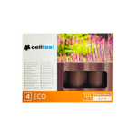 Cellfast Gartenpalisade 4 ECO Rasenkante Garten Natürlicher Look Braun 2,4 m