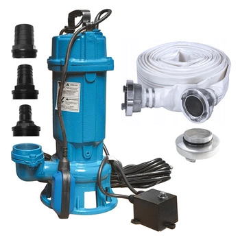 IBO Wasserpumpe FURIATKA Fäkalienpumpe 1500 W Schlauch 30 m und Storz Kupplung C