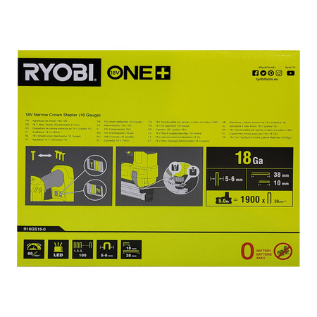Ryobi R18GS18-0 Akku-Heftgerät 18 V ONE+ (ohne Akku)