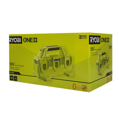 Ryobi RC18640 18 V ONE+ 6-fach Ladestation ohne Akkus