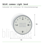 SELVE commeo Light Send Funksender mit Lichtsensor für Glasscheibenmontage NEU