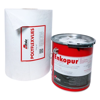 SET ENKOPUR Flüssigkunststoff 4KG + Polyflexvlies 3m 