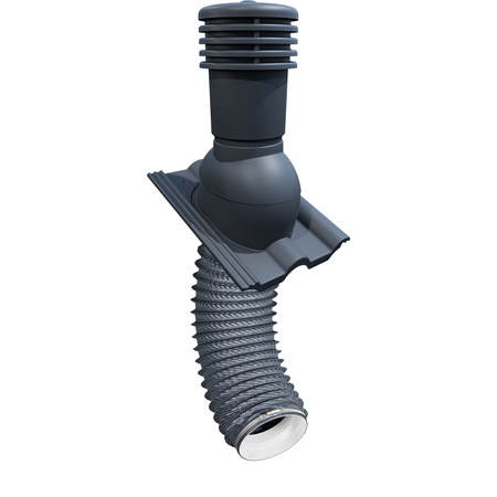 Set Eurovent VENTOS X PLUS 150 mm Anthrazit + FLEXOS X PLUS 60 cm Grau