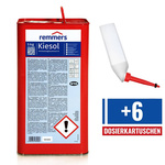 Set REMMERS KIESOL 5 KG Verkieselung Abdichtung + 6 Dosierkartuschen