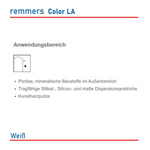 Remmers Color LA Siliconharzfarbe mit Filmschutz Spannungsarm 5 L NEU