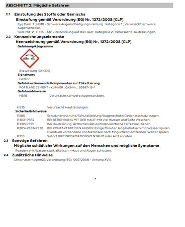 BOSTIK SPERRMÖRTEL FEIN Reparaturmörtel Zementputz Wasserabweisender 25 KG