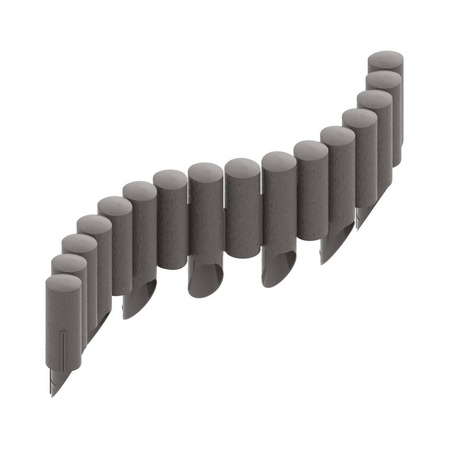 Cellfast Gartenpalisade 4 STANDARD Garten Palisade Rasenkante Graphit 6,9 m