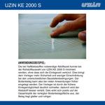 UZIN KE 2000 S Universal Nass Haftklebstoff KLEBER für Vinyl PVC 2 kg 6 kg 14 kg