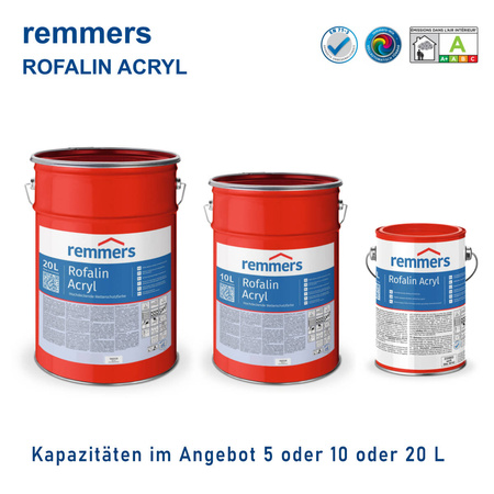 Remmers ROFALIN ACRYL 5l WEIß RAL 9016 Wetterschutzfarbe für Holz