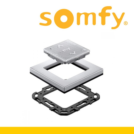 Outlet Somfy Smoove Origin iO Pure inkl. Smoove Rahmen für Rollladen Markise 