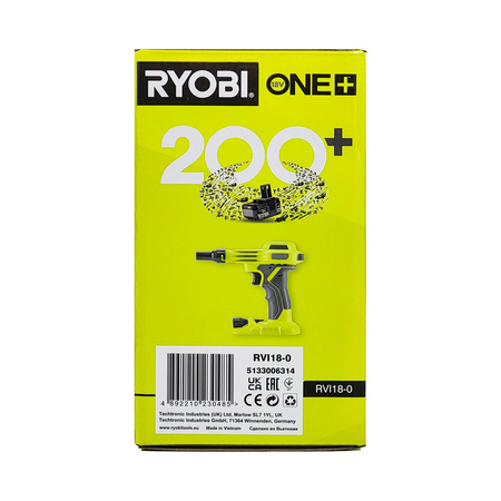 Ryobi RVI18-0   Akku-Kompressor/Inflator 18 V ONE+ für Matratze (ohne Akku)