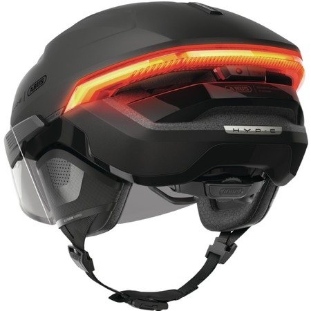 ABUS HYP E ACE volcano titan (S) Cityhelm mit LED und Belüftungssystem
