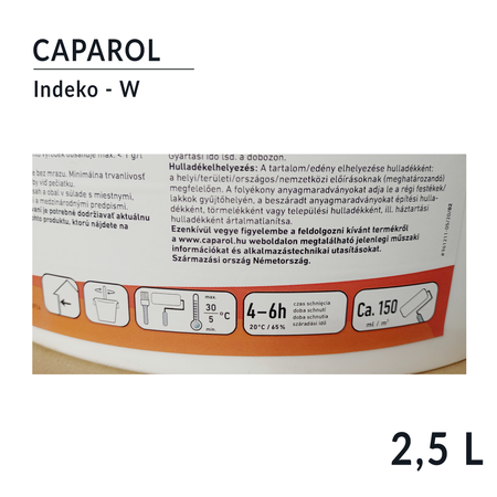 CAPAROL Indeko W Innenfarbe vor Schimmelbefall 2 5 12,5 L Weiß Schimmel 