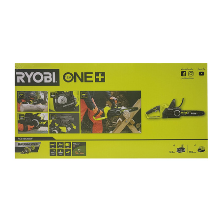 Ryobi RCS18X3050F - Akku-Kettensäge 18 V ONE+ 30 cm Set inkl. Akku 5 Ah