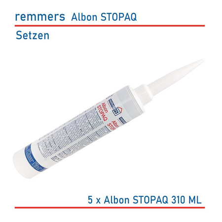 Remmers Stopaq 5 x 310 ml Dauerplastische, quellfähige Dichtungsmasse